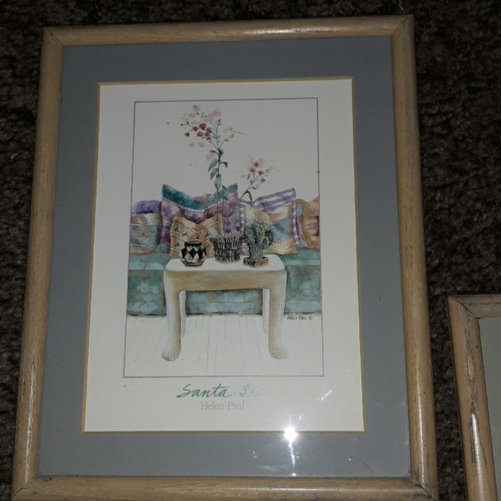 Art, Debra Jordan Meyer and Santa Fe Helen Paul